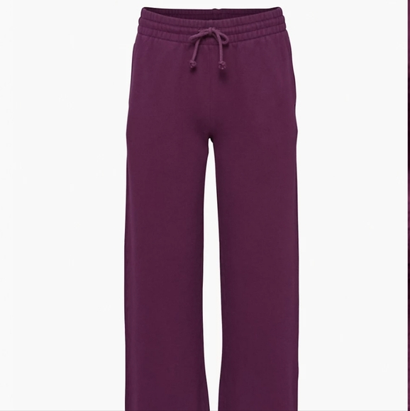 Cozy Fleece Boyfriend Wide Sweatpant - Picture 4 of 6